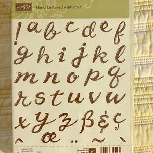 Photopolymer stamp set